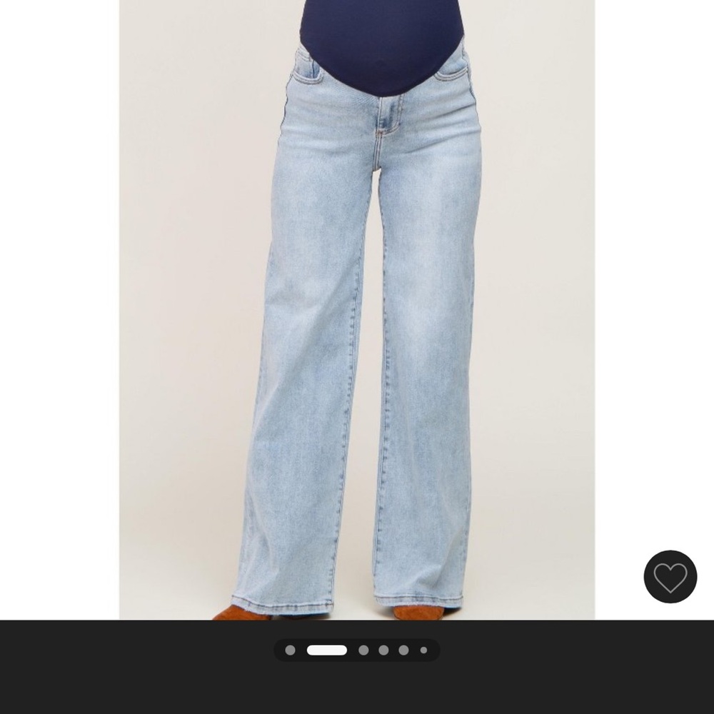 Pinkblush Light Blue Flare & Wide Leg Jeans